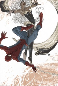 02-illustrazione-inedita-spiderman-tempesta  